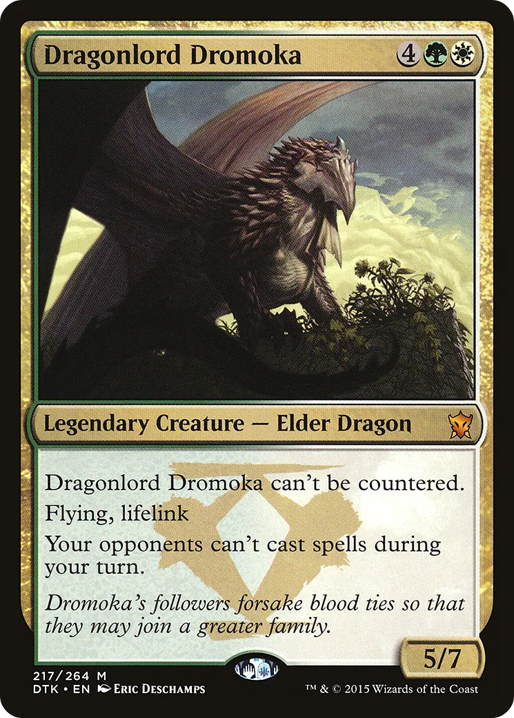 Dromoka, seigneur-dragon — Dragons of Tarkir — Magic: The Gathering