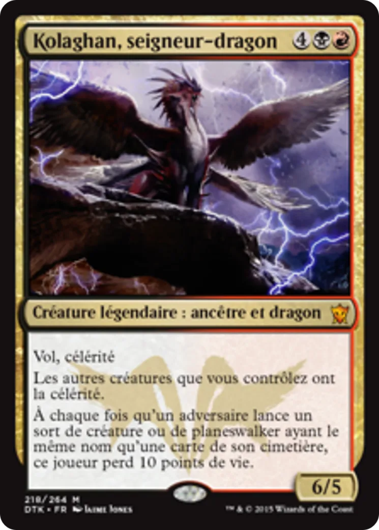 Kolaghan, seigneur-dragon from Dragons of Tarkir - Magic: The Gathering