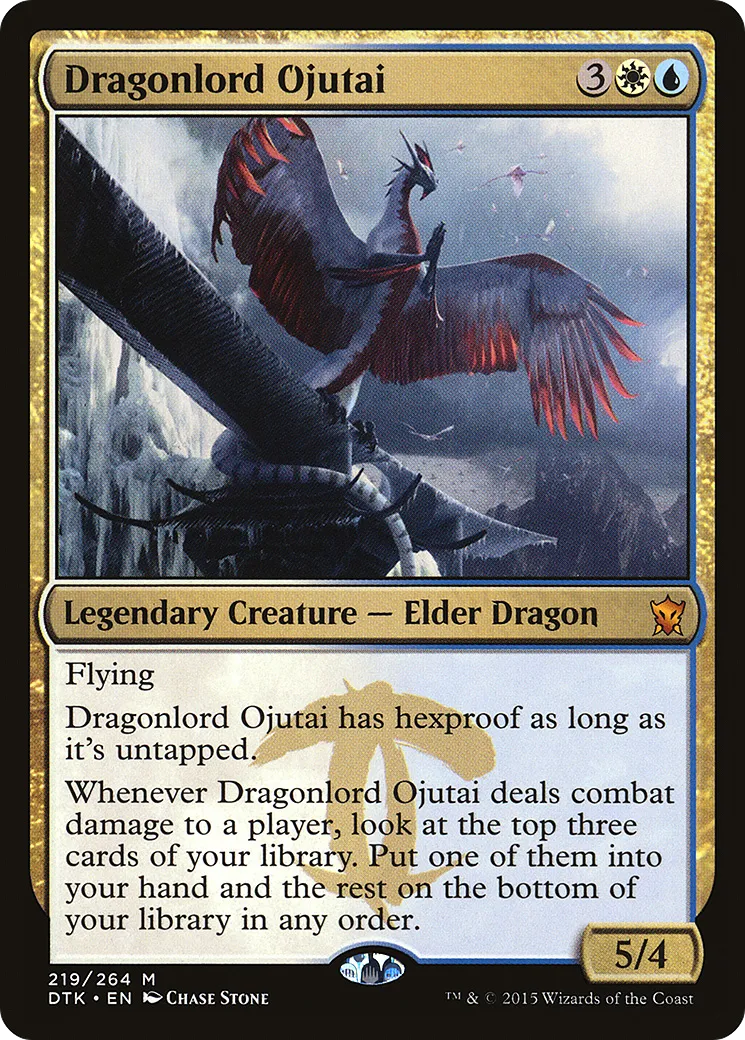 Dragonlord Ojutai — Dragons of Tarkir — Magic: The Gathering