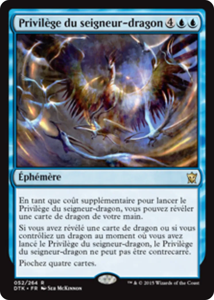 Privilège du seigneur-dragon — Dragons of Tarkir — Magic: The Gathering