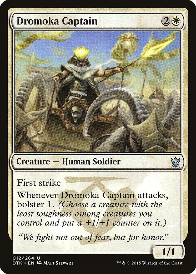 Capitaine de Dromoka — Dragons of Tarkir — Magic: The Gathering