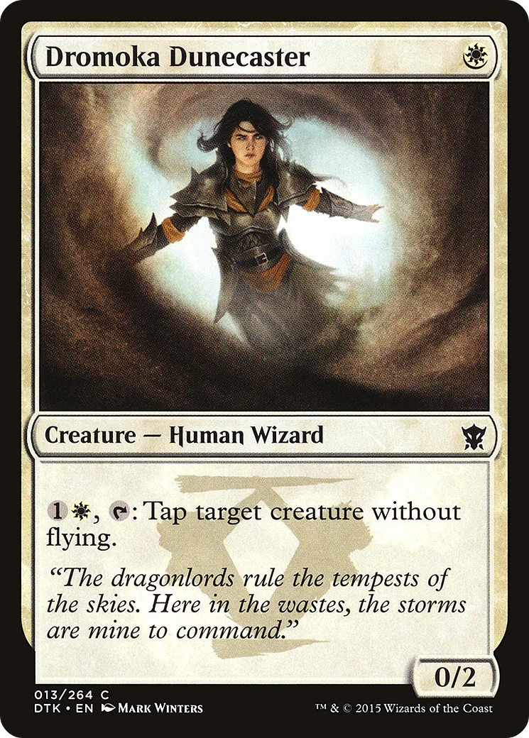 Dromoka Dunecaster — Dragons of Tarkir — Magic: The Gathering