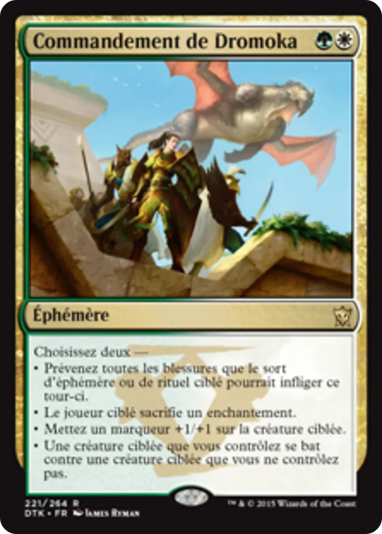 Commandement de Dromoka from Dragons of Tarkir - Magic: The Gathering
