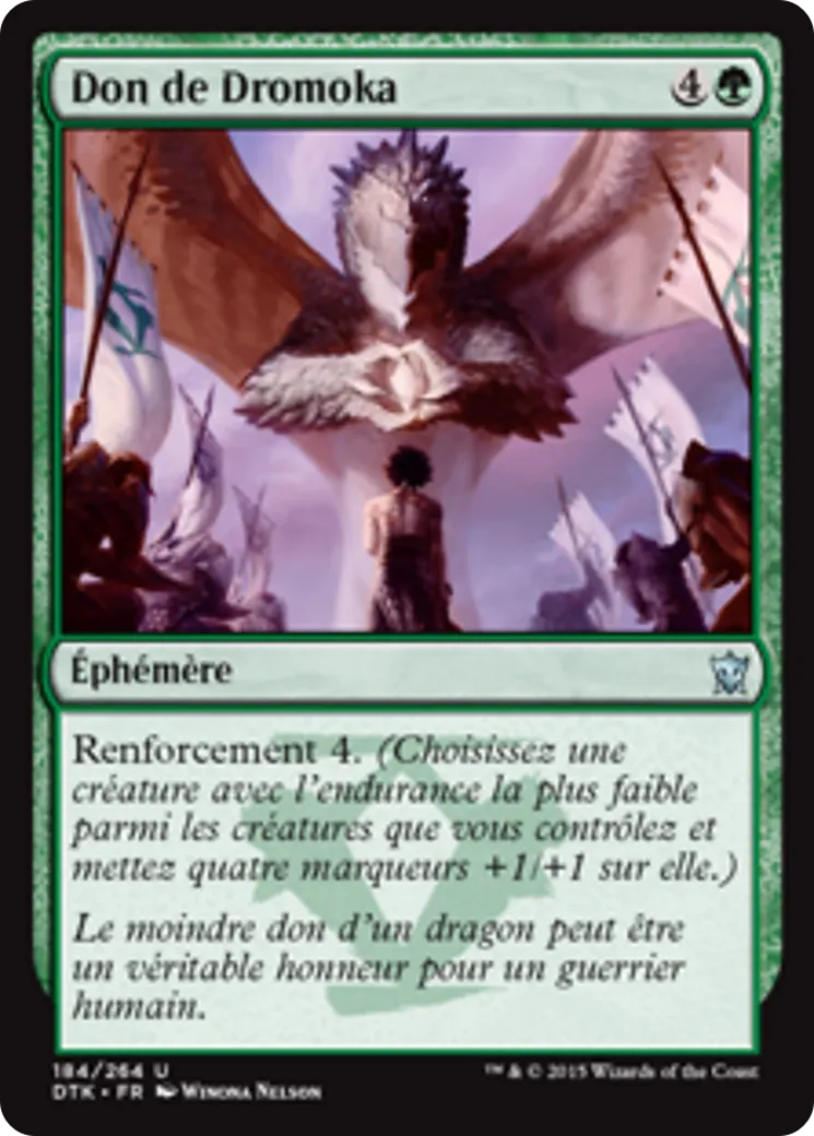 Don de Dromoka — Dragons of Tarkir — Magic: The Gathering