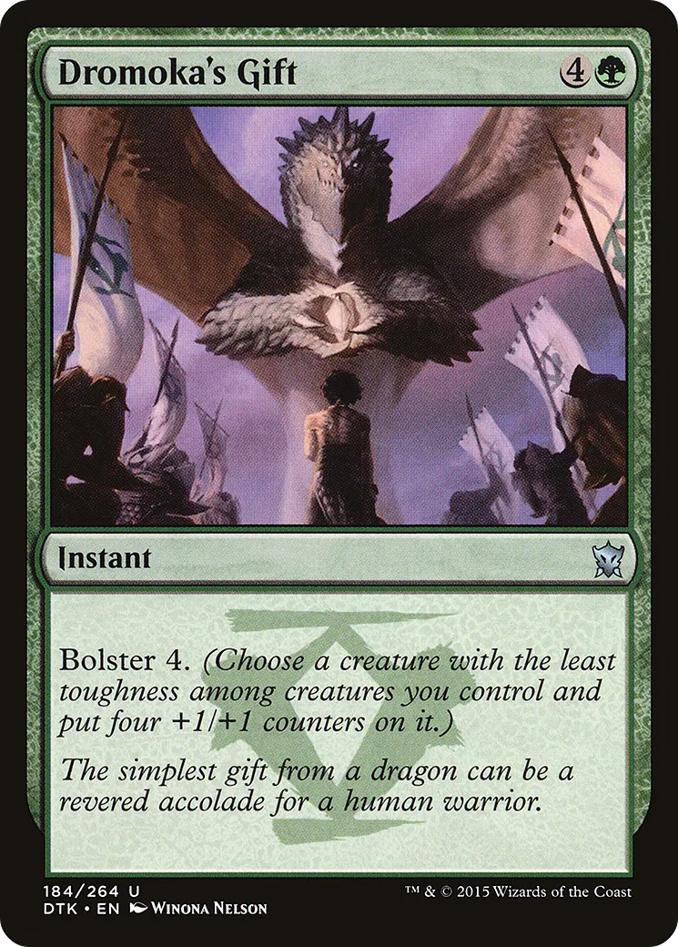Dromoka's Gift — Dragons of Tarkir — Magic: The Gathering