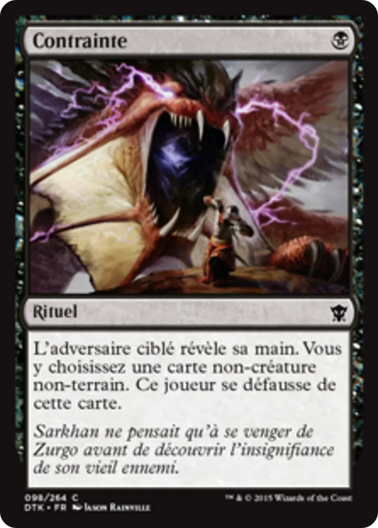 Contrainte from Dragons of Tarkir - Magic: The Gathering