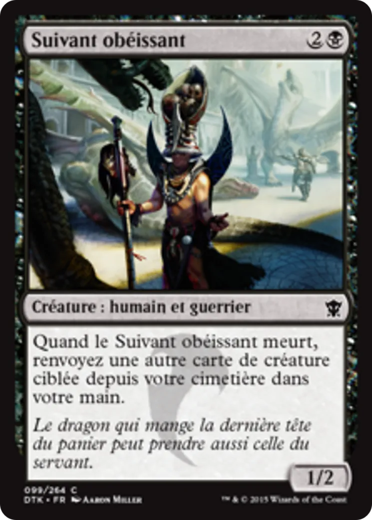 Suivant obéissant — Dragons of Tarkir — Magic: The Gathering