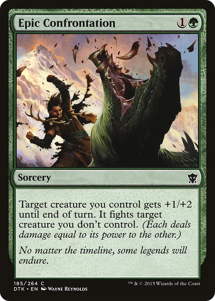 Epic Confrontation — Dragons of Tarkir — Magic: The Gathering