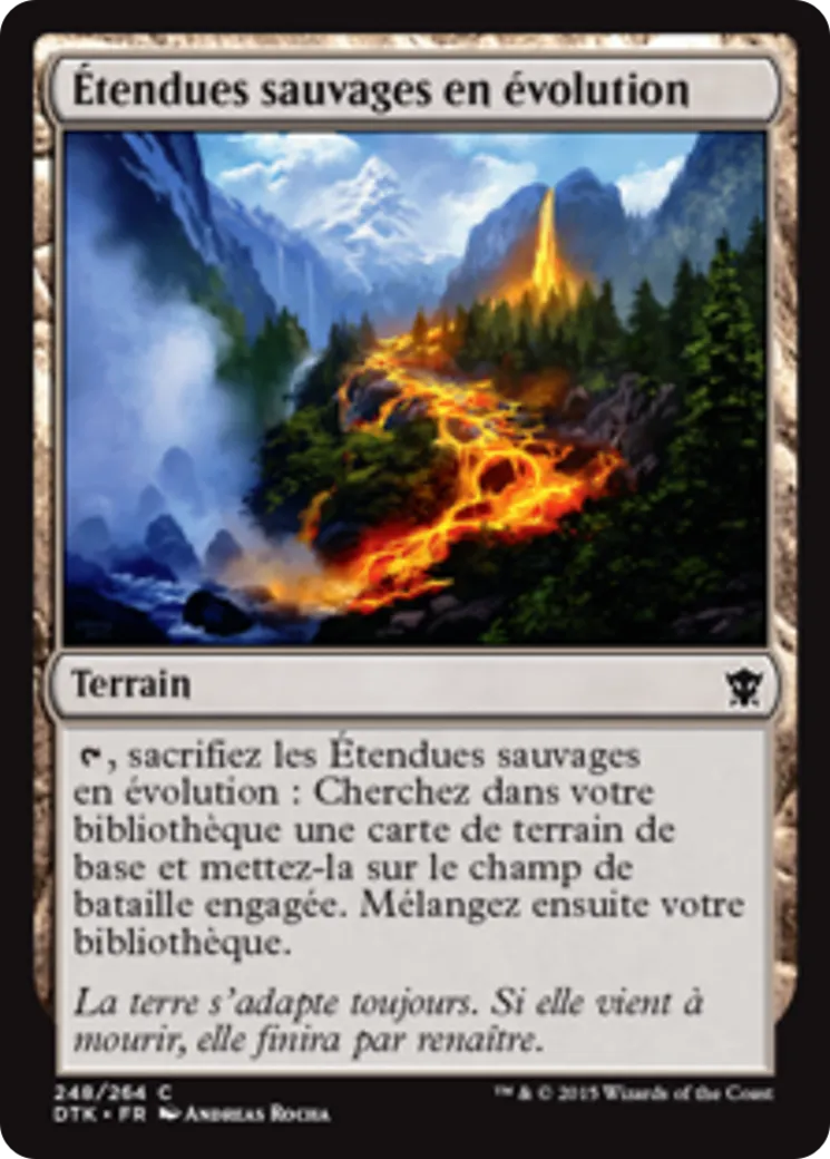 Étendues sauvages en évolution — Dragons of Tarkir — Magic: The Gathering