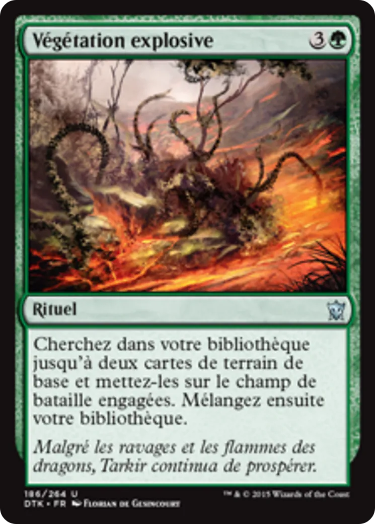 Végétation explosive from Dragons of Tarkir - Magic: The Gathering