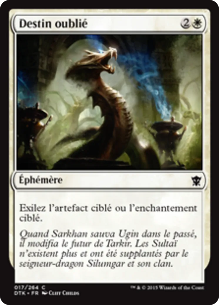 Destin oublié — Dragons of Tarkir — Magic: The Gathering