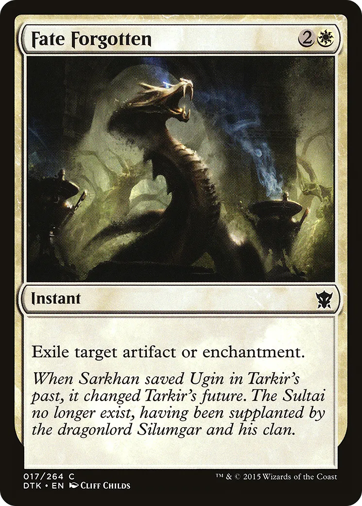 Fate Forgotten — Dragons of Tarkir — Magic: The Gathering