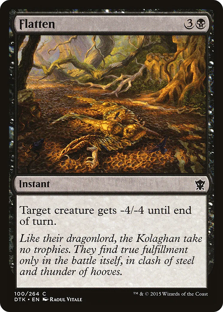 Aplatissement — Dragons of Tarkir — Magic: The Gathering