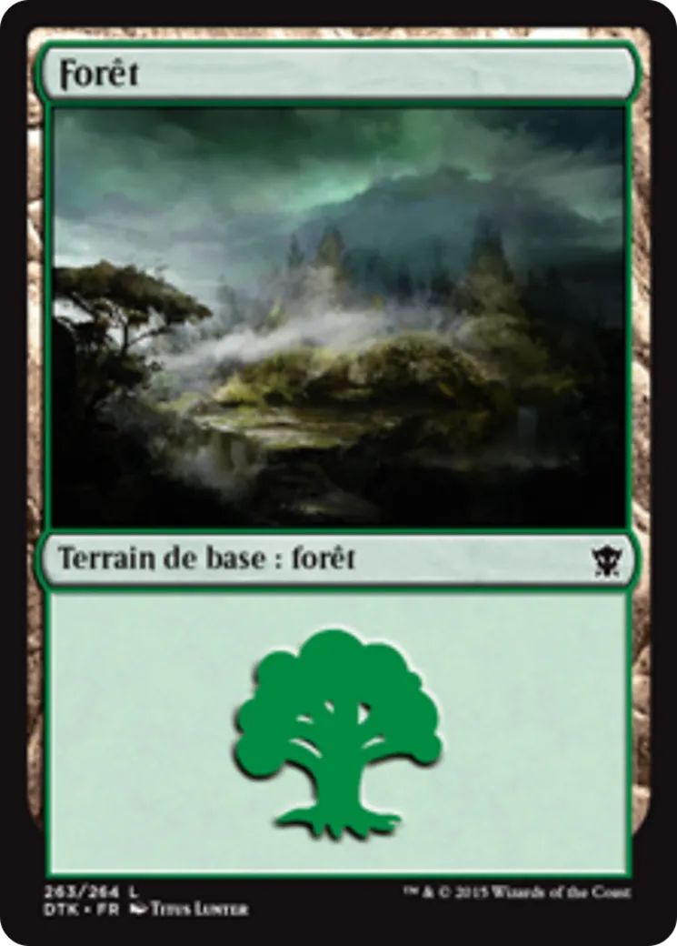 Forêt — Dragons of Tarkir — Magic: The Gathering