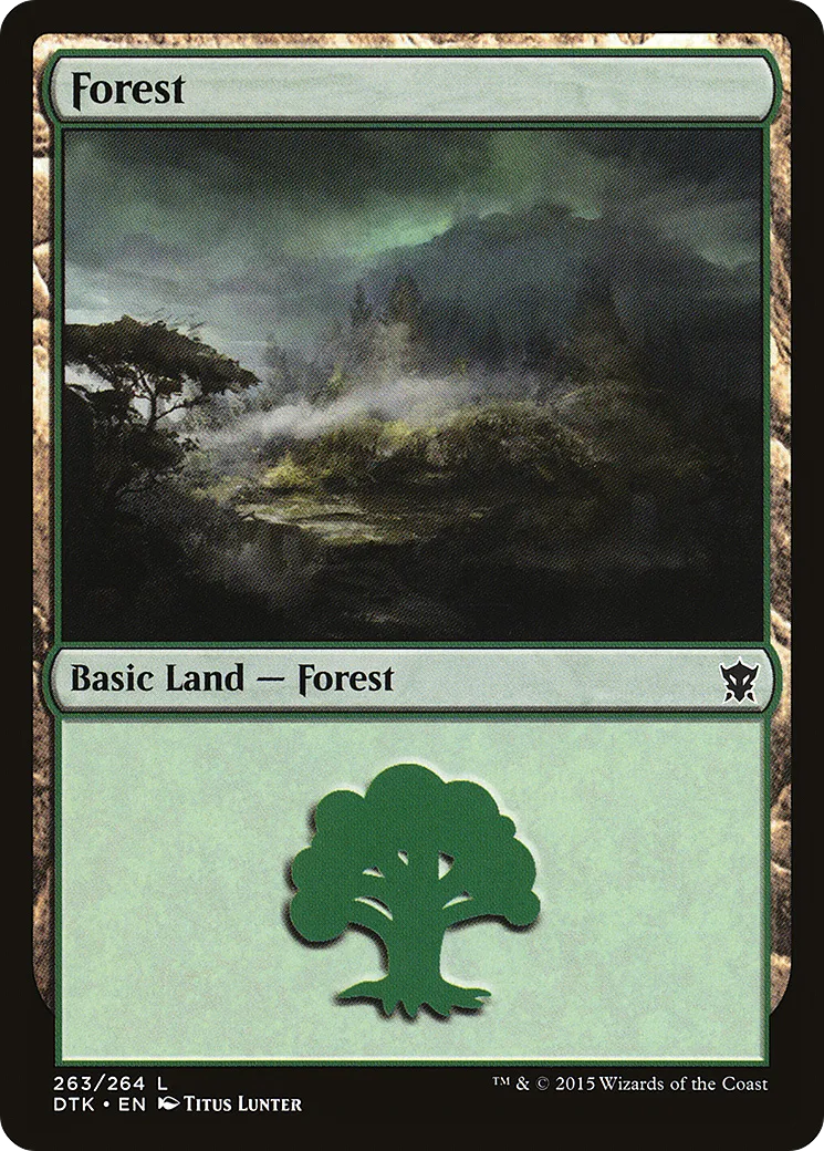 Forest — Dragons of Tarkir — Magic: The Gathering