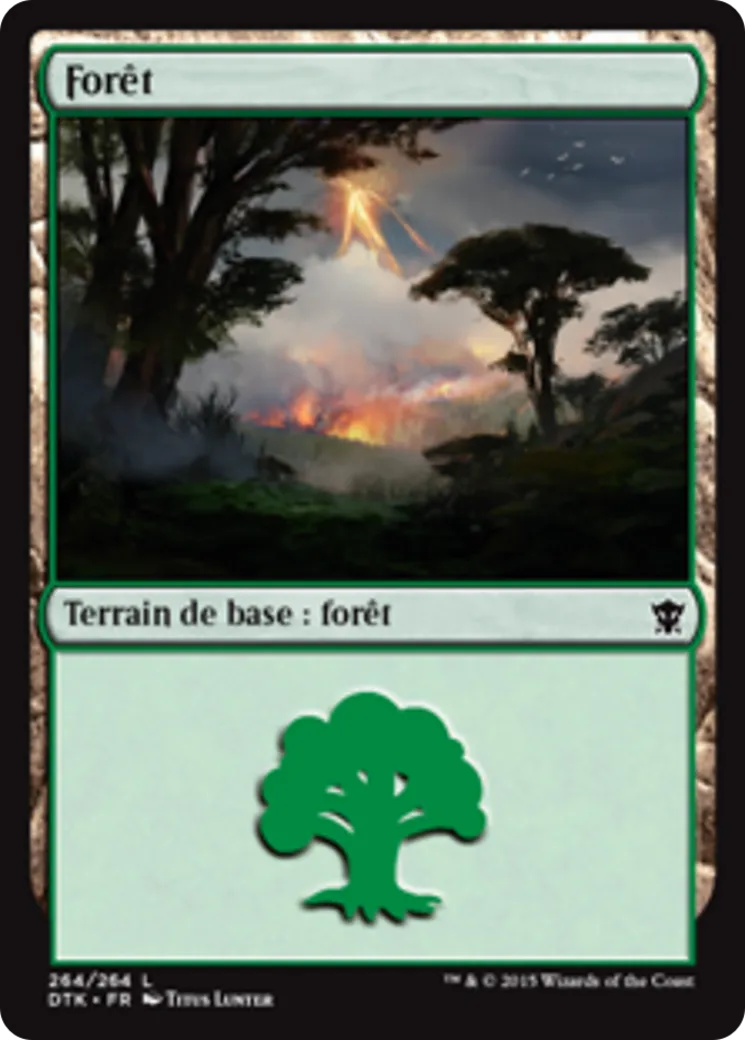 Forêt — Dragons of Tarkir — Magic: The Gathering