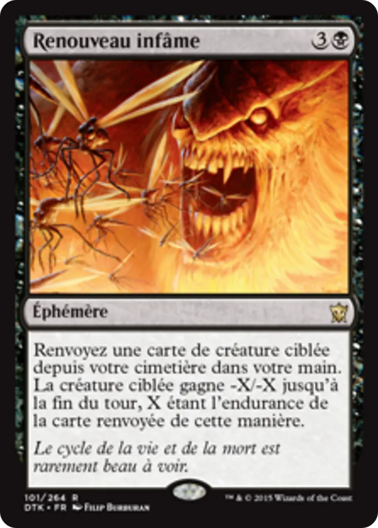 Renouveau infâme — Dragons of Tarkir — Magic: The Gathering
