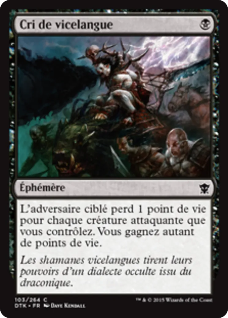 Cri de vicelangue — Dragons of Tarkir — Magic: The Gathering