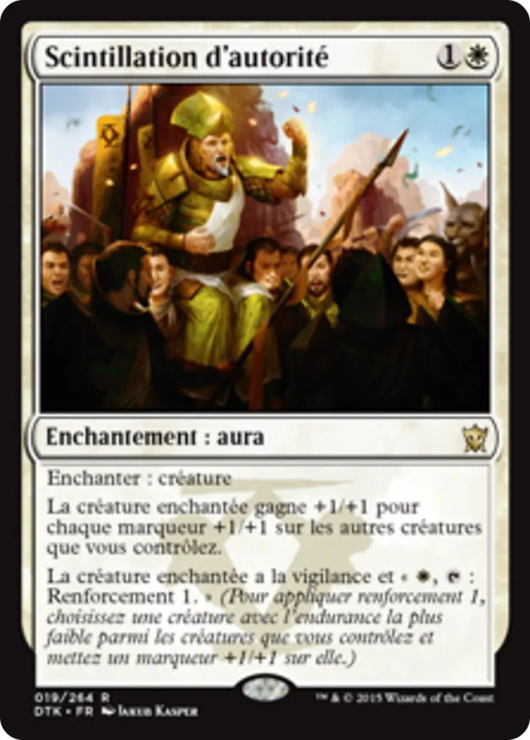 Scintillation d'autorité — Dragons of Tarkir — Magic: The Gathering