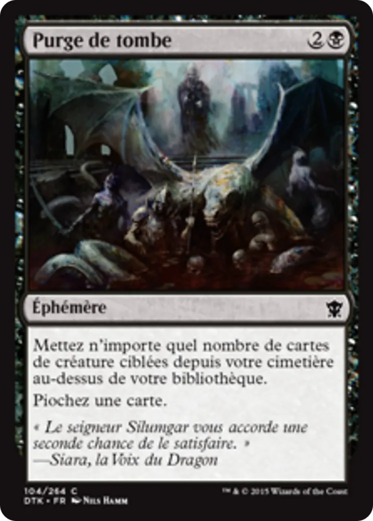 Purge de tombe from Dragons of Tarkir - Magic: The Gathering