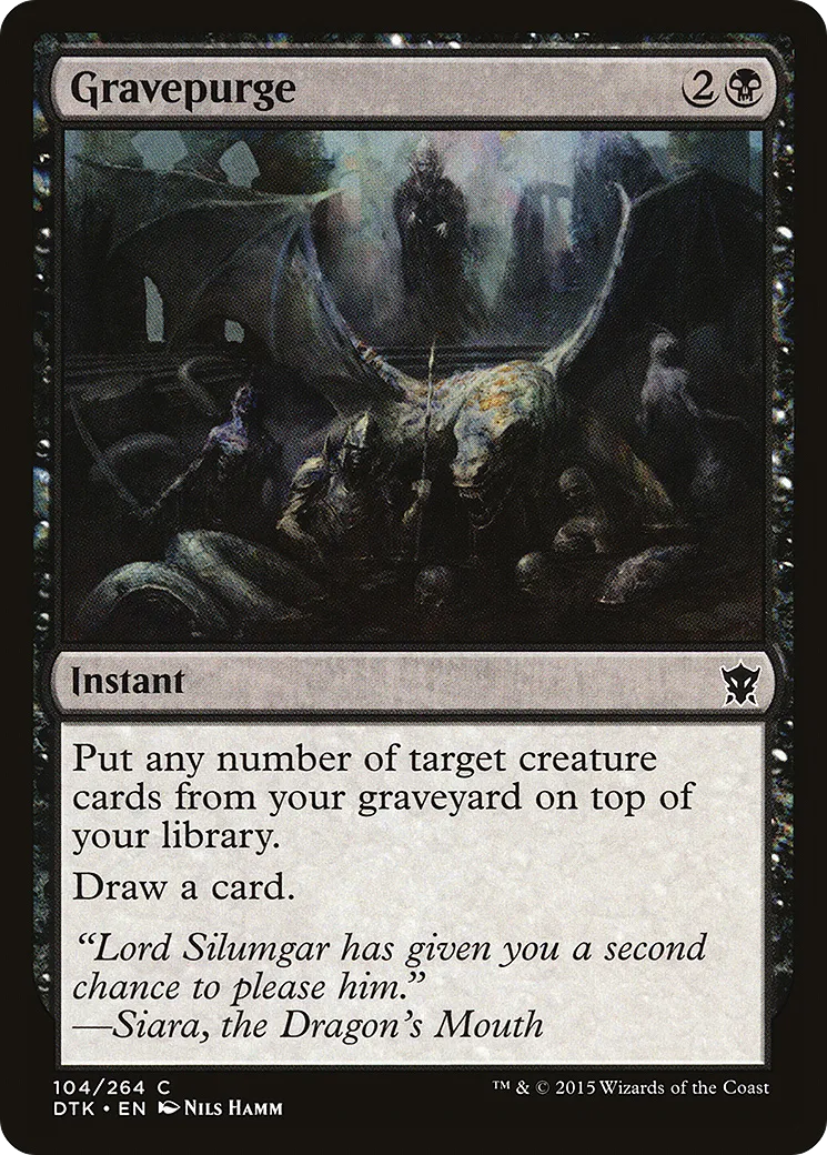 Gravepurge — Dragons of Tarkir — Magic: The Gathering