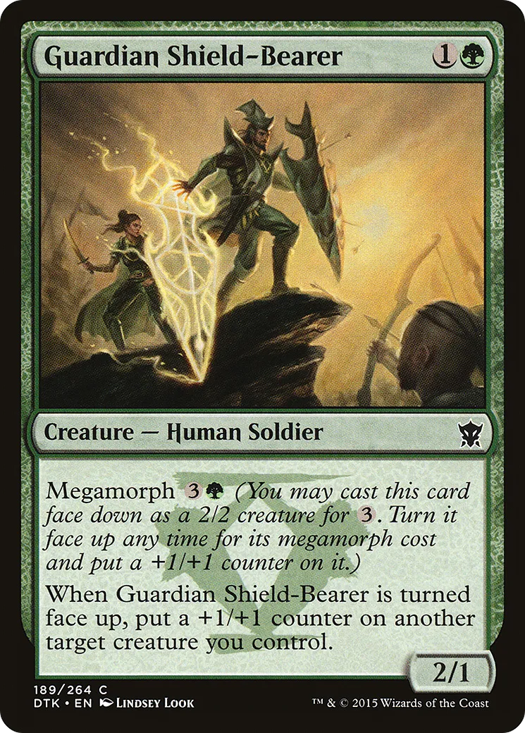 Gardien portebouclier — Dragons of Tarkir — Magic: The Gathering