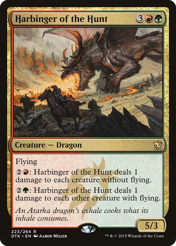 Harbinger of the Hunt — Dragons of Tarkir — Magic: The Gathering