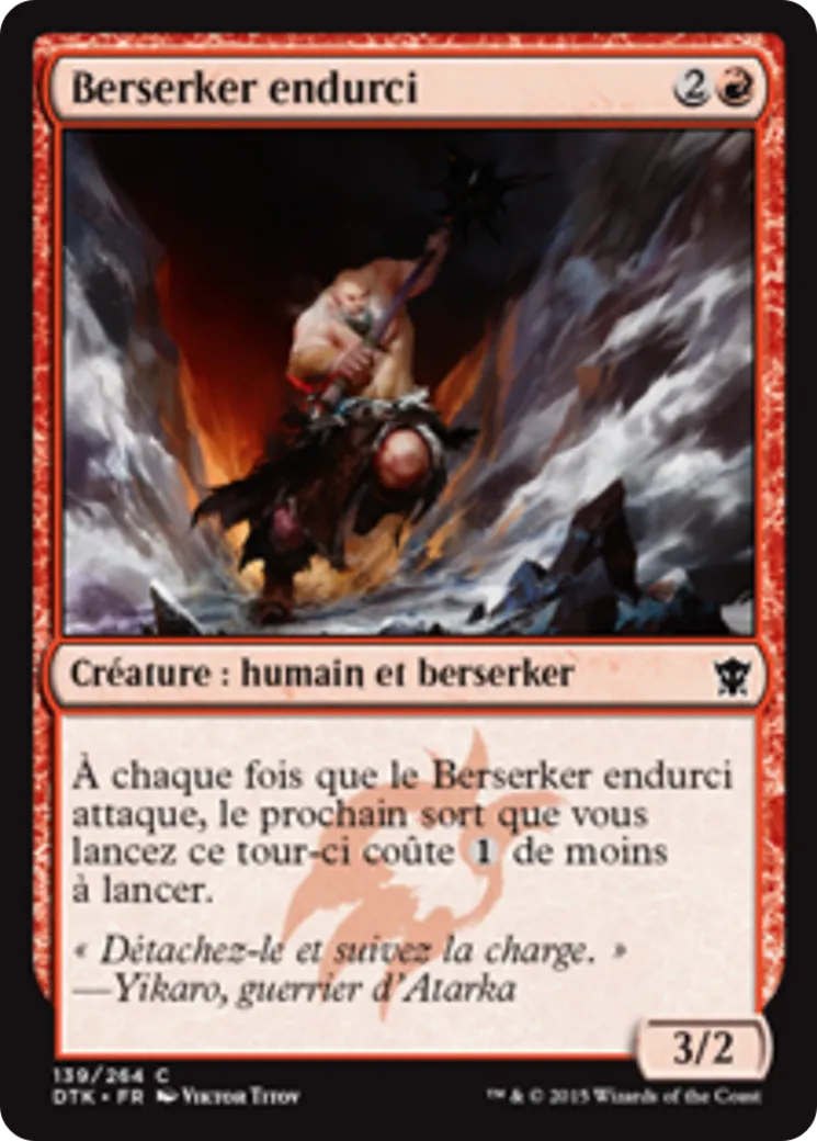 Berserker endurci — Dragons of Tarkir — Magic: The Gathering