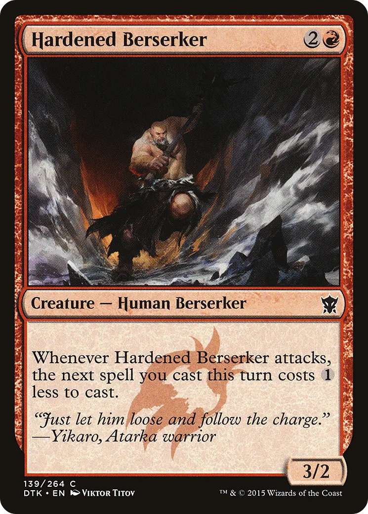 Hardened Berserker from Dragons of Tarkir - Magic: The Gathering