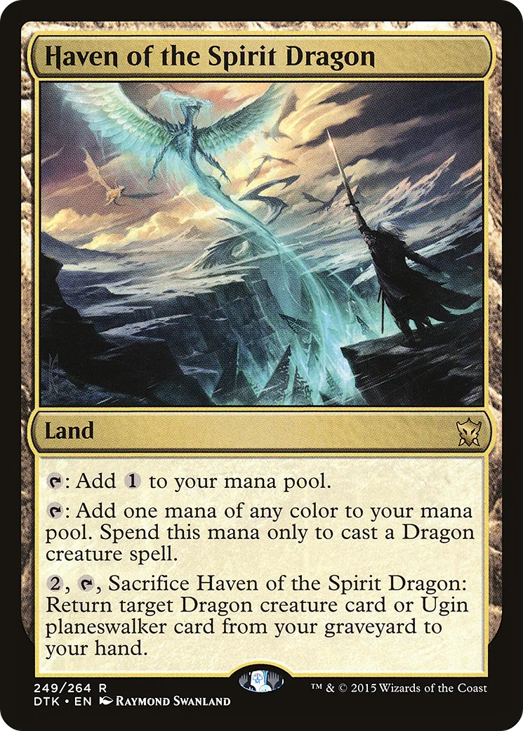 Haven of the Spirit Dragon — Dragons of Tarkir — Magic: The Gathering