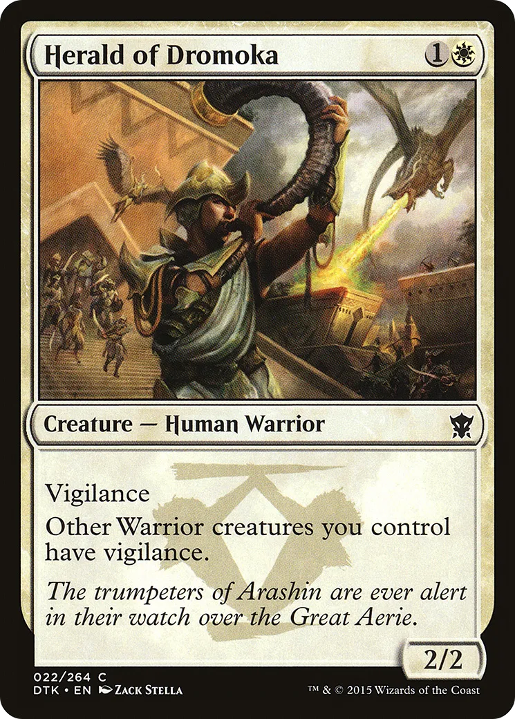 Herald of Dromoka — Dragons of Tarkir — Magic: The Gathering