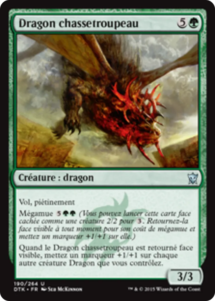 Dragon chassetroupeau from Dragons of Tarkir - Magic: The Gathering