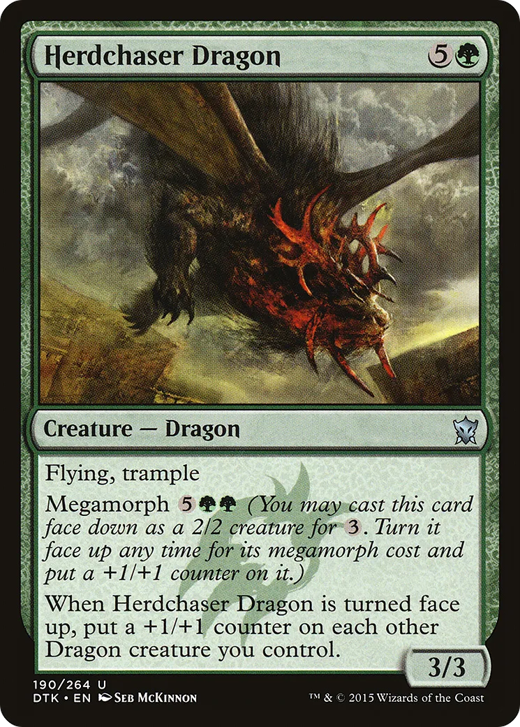 Dragon chassetroupeau — Dragons of Tarkir — Magic: The Gathering