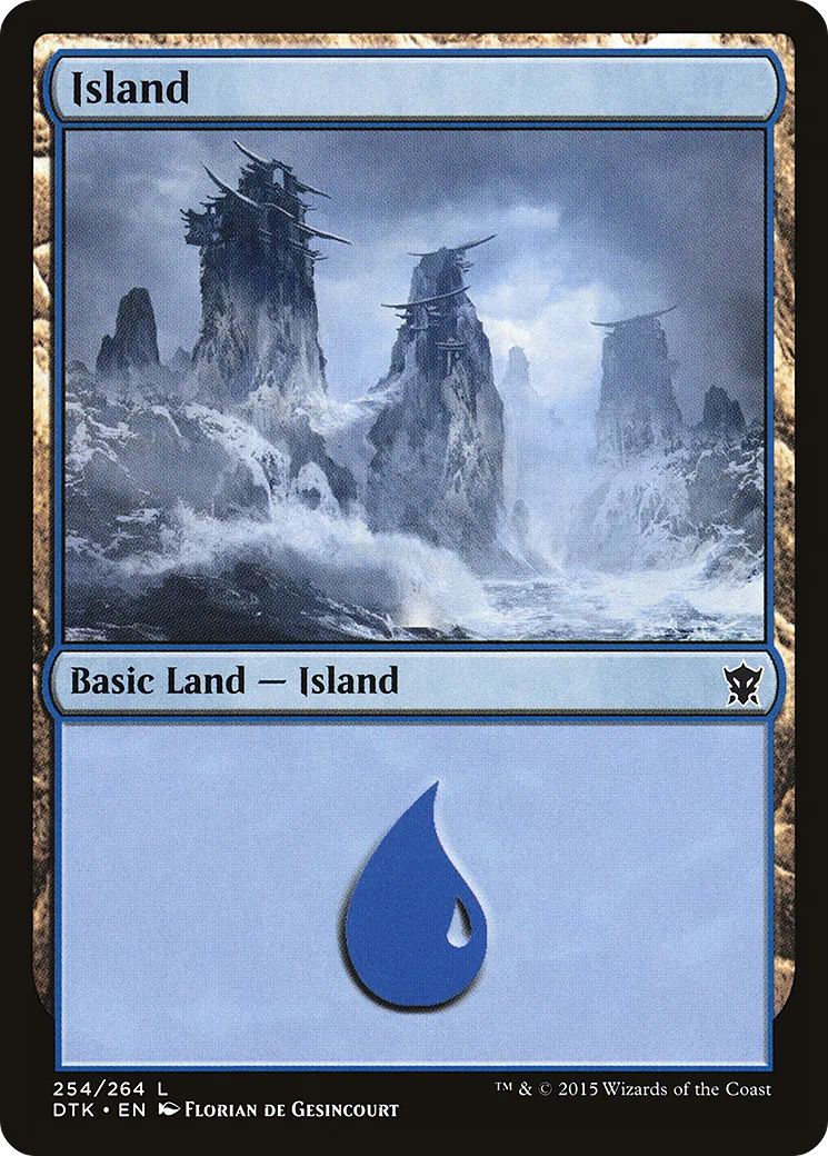 Island — Dragons of Tarkir — Magic: The Gathering