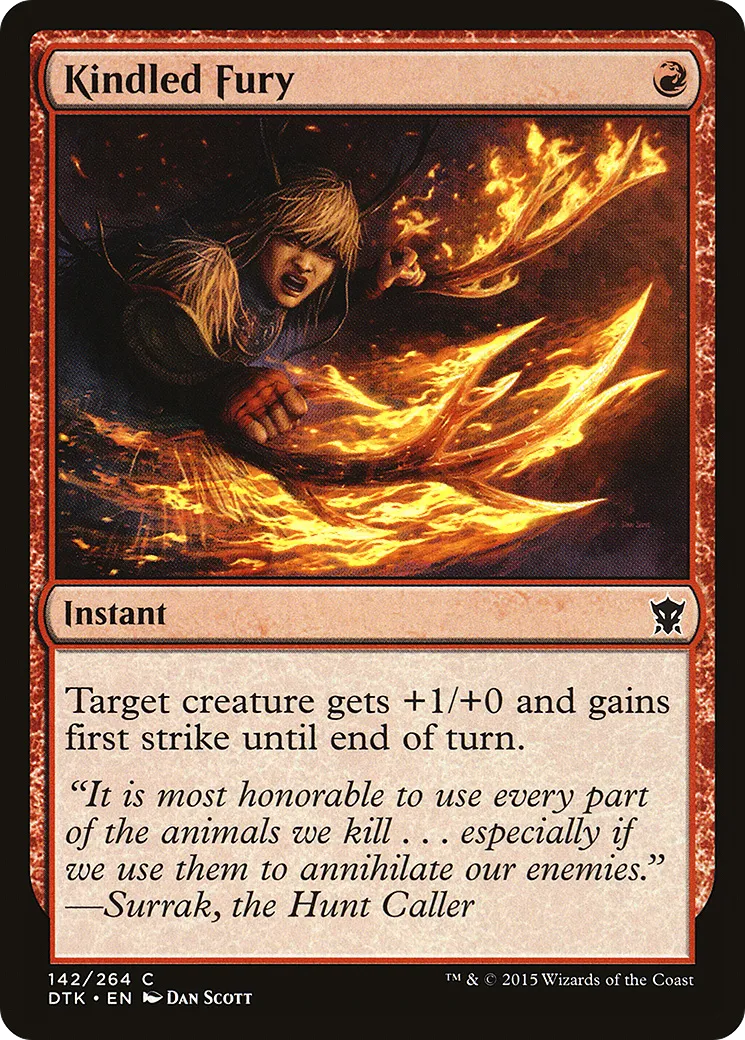 Kindled Fury — Dragons of Tarkir — Magic: The Gathering
