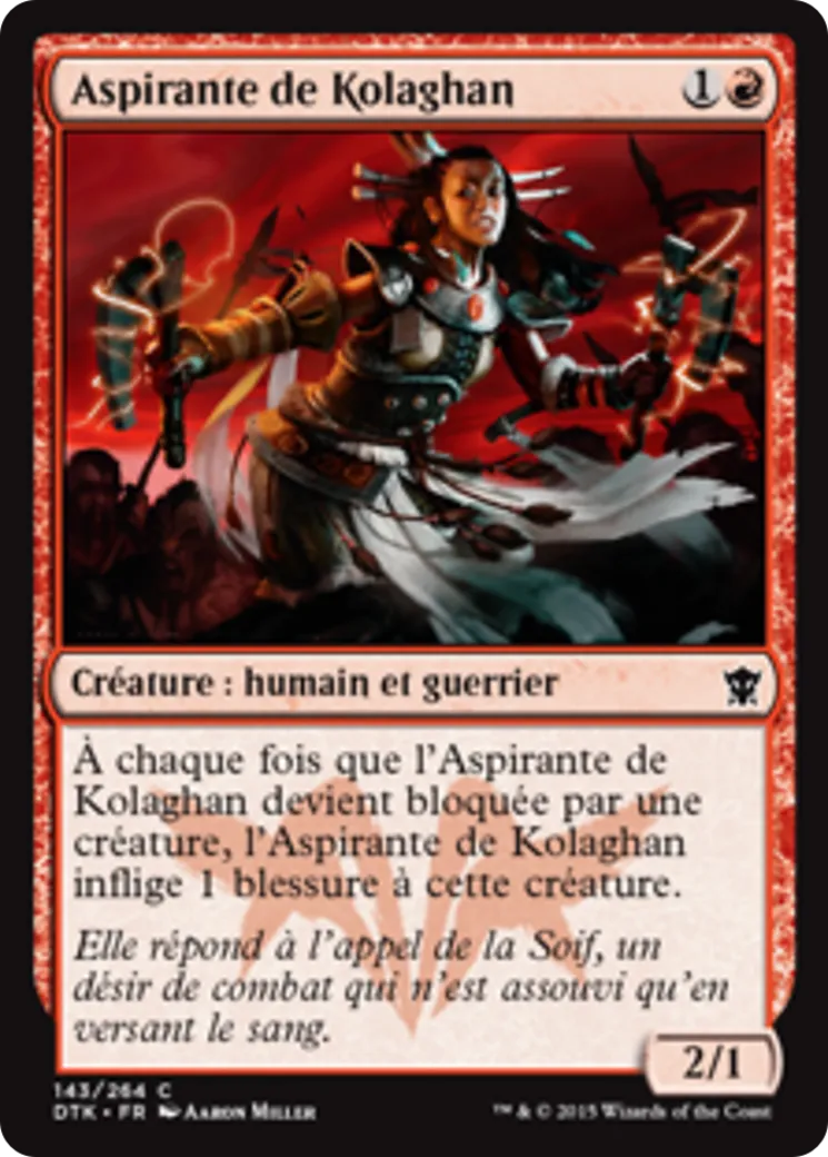 Aspirante de Kolaghan — Dragons of Tarkir — Magic: The Gathering