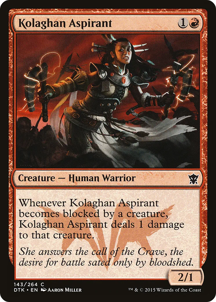 Aspirante de Kolaghan — Dragons of Tarkir — Magic: The Gathering