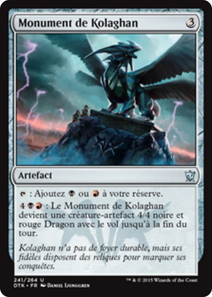 Monument de Kolaghan — Dragons of Tarkir — Magic: The Gathering