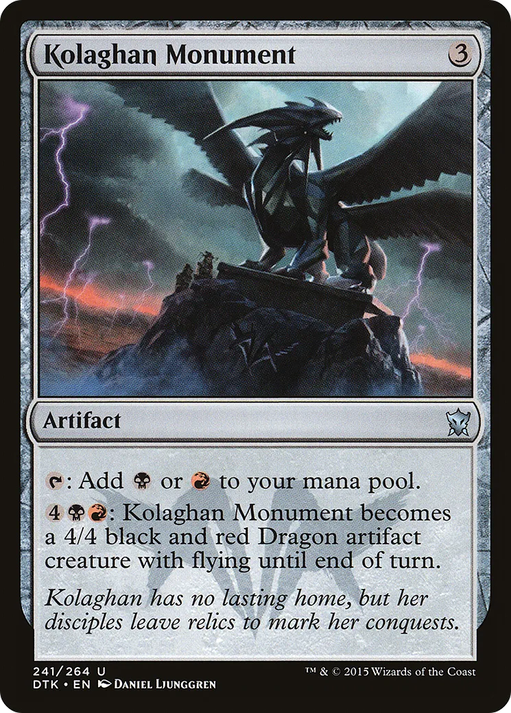 Kolaghan Monument from Dragons of Tarkir - Magic: The Gathering