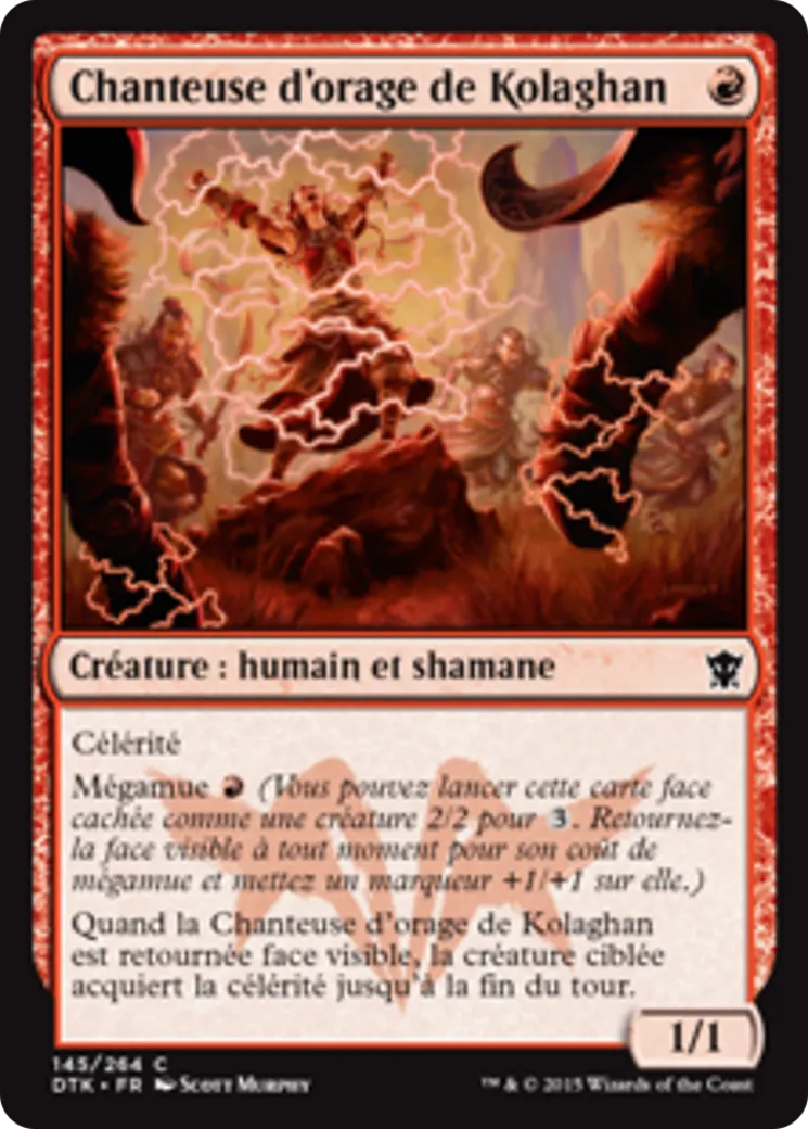 Chanteuse d'orage de Kolaghan — Dragons of Tarkir — Magic: The Gathering