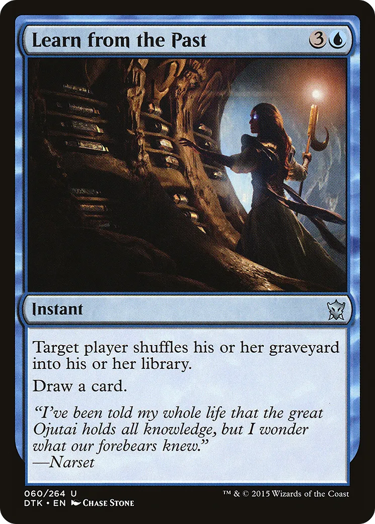 Learn from the Past — Dragons of Tarkir — Magic: The Gathering