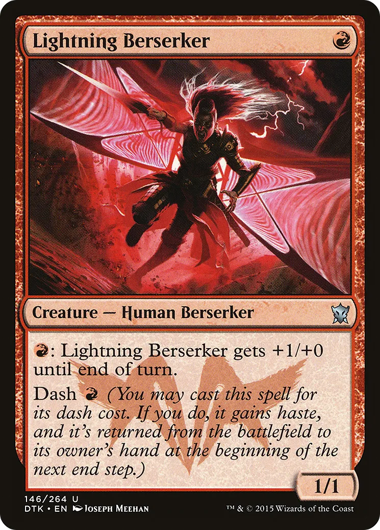 Lightning Berserker — Dragons of Tarkir — Magic: The Gathering
