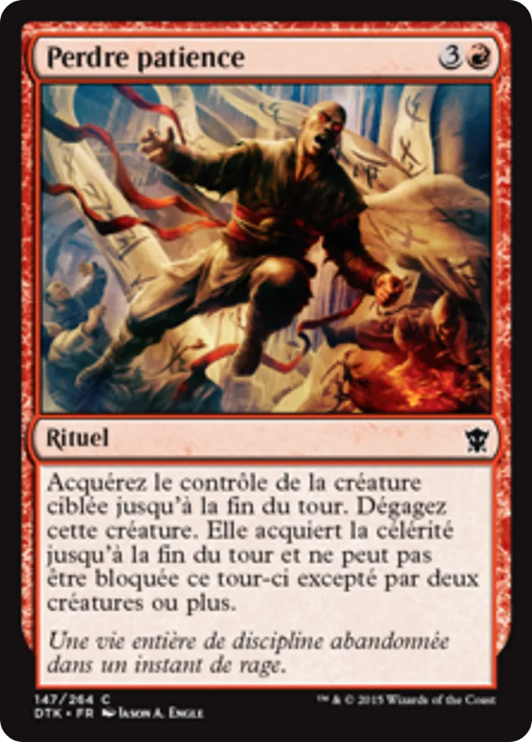 Perdre patience — Dragons of Tarkir — Magic: The Gathering