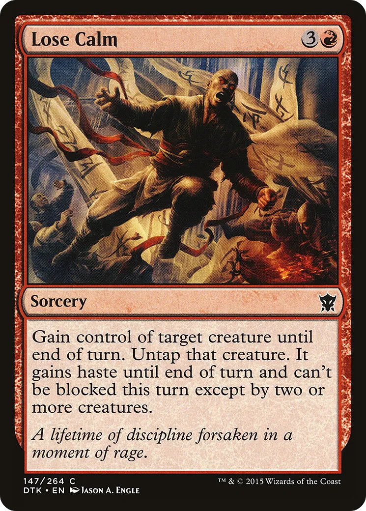 Perdre patience — Dragons of Tarkir — Magic: The Gathering
