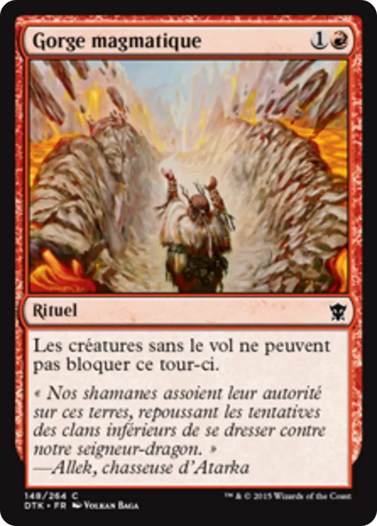 Gorge magmatique — Dragons of Tarkir — Magic: The Gathering