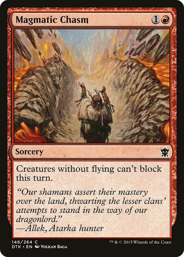 Gorge magmatique — Dragons of Tarkir — Magic: The Gathering