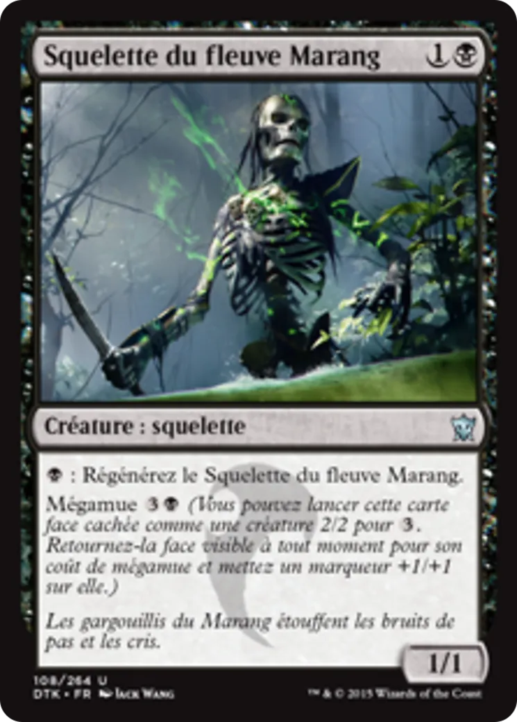 Squelette du fleuve Marang — Dragons of Tarkir — Magic: The Gathering