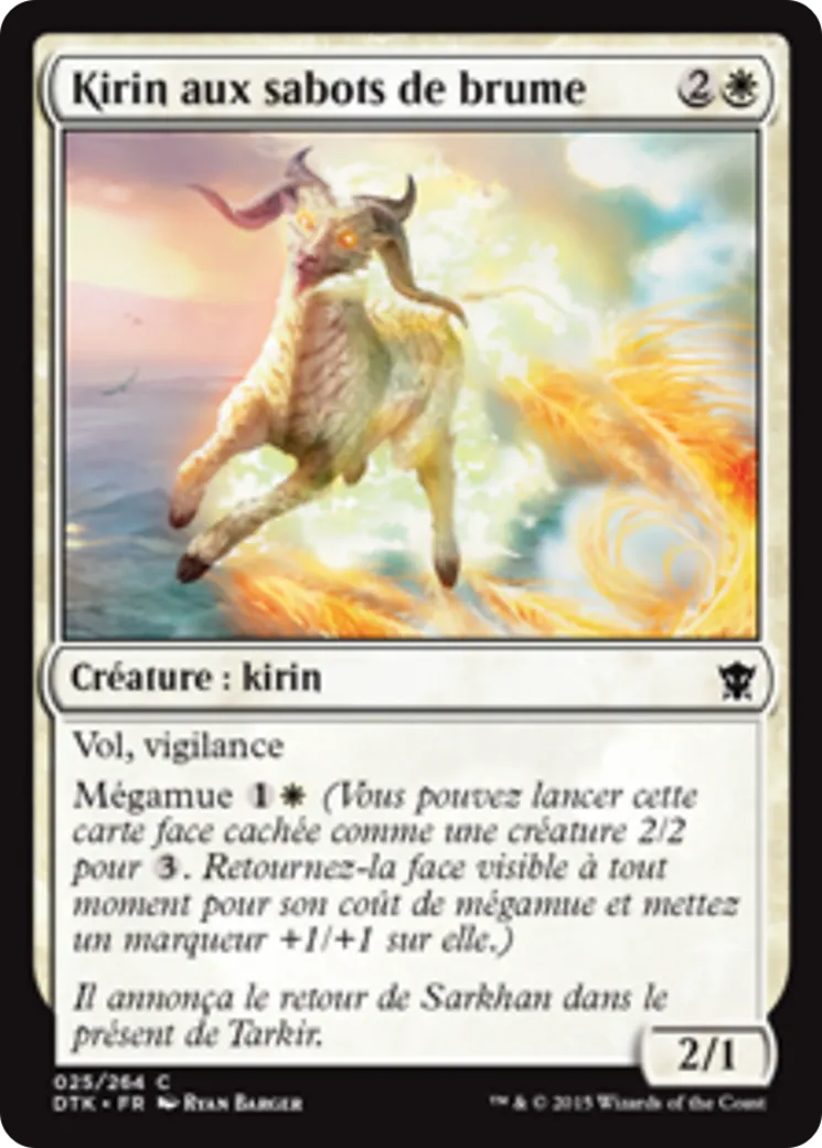 Kirin aux sabots de brume — Dragons of Tarkir — Magic: The Gathering