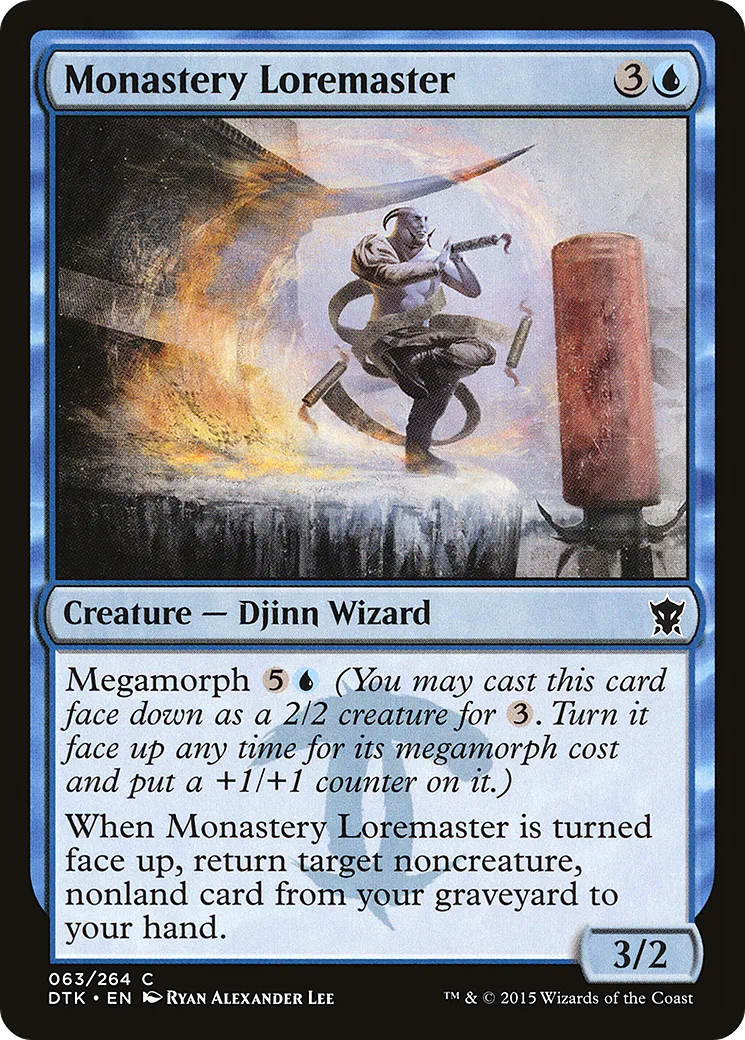 Monastery Loremaster — Dragons of Tarkir — Magic: The Gathering