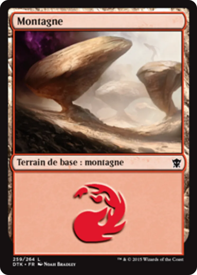 Montagne — Dragons of Tarkir — Magic: The Gathering
